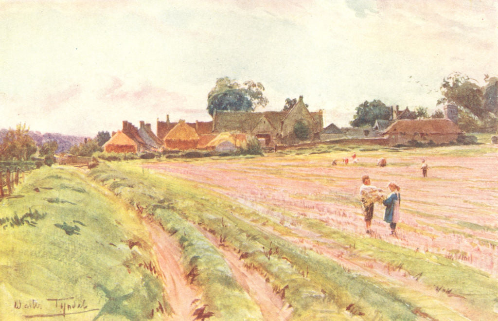 BUILDINGS. A Wessex Homestead 1906 old antique vintage print picture